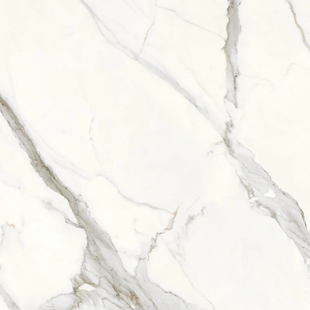 White Gold Sand porcelain slab, white with grey and gold veining