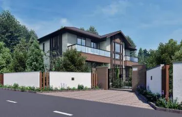 Japanese-Chinese courtyard villa — view 2