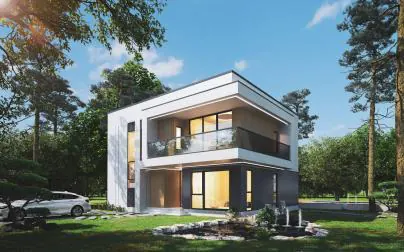 modern minimalist villa — view 2